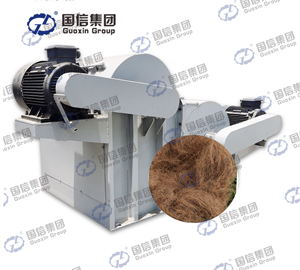 Machine professionnelle industrielle de fendage de fibres de noix de coco à structure robuste pour le traitement des matières premières en vrac de coques de noix de coco - Product Image 1