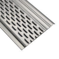 Panneau de ventilation de toit en aluminium série 1000, résistant aux intempéries, avec moustiquaire, pour gouttière de drainage des eaux de pluie du grenier, marque Sanqiang