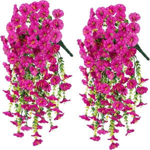 2 Piezas por Bolsa, Guirnalda de Flores Artificiales de Seda, Gloría de la Mañana, Decoración Moderna para Ventana, 75 cm, para Acción de Gracias y Día de la Madre - Product Image 2