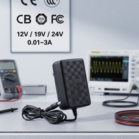 Adaptateur secteur CB TUV CCC 24W 30W 36W 12V 19V 24V 1.5A 1.75A 2A Prise UK EU US AU Alimentation médicale ITE 2 MOPP