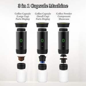 Machine à café portable auto-chauffante avec type-C, compatible avec le café moulu et les capsules NS, machine à café à capsules 12V, machine à expresso - Product Image 3