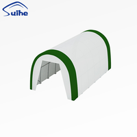 Abri de stockage portable en acier avec couverture en PVC pour extérieur, abri de garage pour voiture, abri de stationnement pour voiture