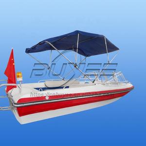 Barco de alta velocidad con consola central de 17,6 pies/5,38 M, barco de pesca de alta velocidad con sombrilla, barcos recreativos a la venta - Product Image 2