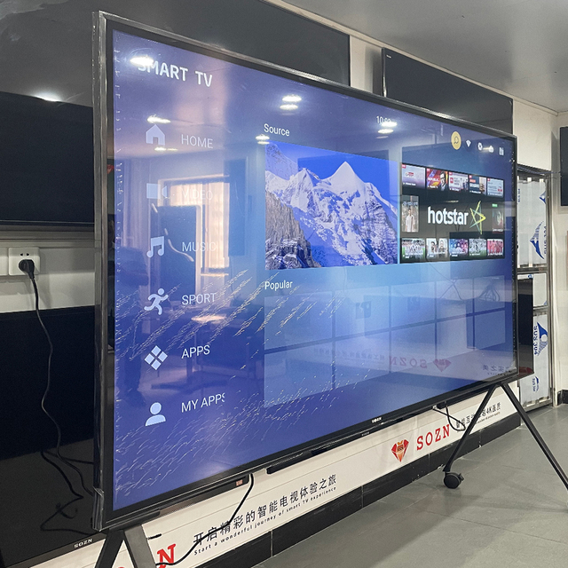 Large Size 120 Inch 4K UHD Explosion-proof Android Smart TV LED Screen Public Viewing Events Smart TV Wifi Televisor Inteligente