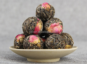 Thé Pu'er fermenté mélangé à du thé <span class=keywords><strong>de</strong></span> chrysanthème parfumé biologique en vrac - Product Image 2