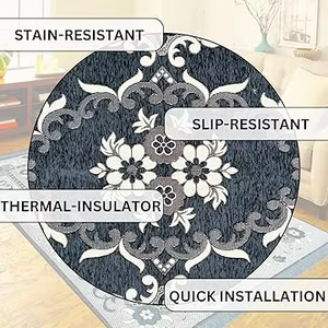 พรมกำมะหยี่5x7ฟุตพรมกำมะหยี่นุ่มสำหรับห้องโถงและห้องนอนพรมปูพื้นสำหรับออกแบบบ้าน Dari สำหรับพื้น (กำมะหยี่กำมะหยี่กำมะหยี่) - Product Image 4
