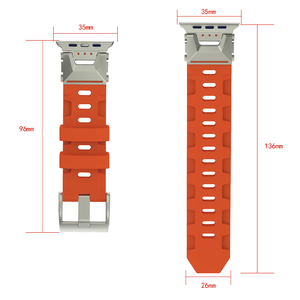 <span class=keywords><strong>Correa</strong></span> Deportiva de Silicona para <span class=keywords><strong>Apple</strong></span> <span class=keywords><strong>Watch</strong></span> de 44mm <span class=keywords><strong>45mm</strong></span> 49mm 42mm, Brazalete para Hombre, Compatible con iWatch Series 9 <span class=keywords><strong>8</strong></span> 7 6 Ultra S10 46mm - Product Image 2