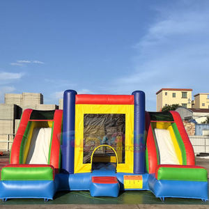 Commercial grade <b>inflatable</b> bouncer combo bounce <b>house</b> with dual slide outdoor bouncy castle for kids - Product Image 1