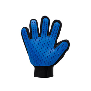 Gants de toilettage pour animaux de compagnie en silicone TPR, brosse de massage pour enlever les poils d'animaux, outil de toilettage pour chat et chien, main gauche/droite, rouge, vert, bleu, violet - Product Image 5