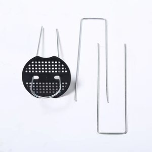 Estacas en Forma <span class=keywords><strong>de</strong></span> U DaringFish, 1 Pieza, Múltiples Especificaciones, para Fijación <span class=keywords><strong>de</strong></span> Láminas <span class=keywords><strong>de</strong></span> Cobertura para Jardín, Césped y Huertos - Product Image 2