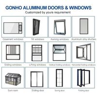 Portes en verre en alliage d'aluminium modernes en gros, double vitrage trempé, étanches, insonorisées, coupe-vent, isolation thermique, pour intérieur