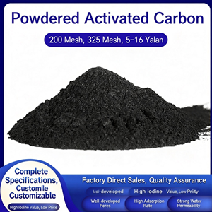 פחם פעיל אבקתי 800 ערך יוד, בעל תקן ISO 9001, פחם אנתרציט נינגשיה לטיפול בשפכים, ידידותי לסביבה - Product Image 6