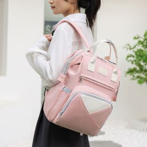 Portable Outdoor Mommy Backpack Large Capacity Baby Diaper Supplies <b>Storage</b> Bag - Product Image 3