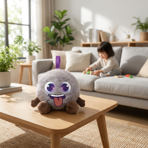 Nouveau jouet en peluche <span class=keywords><strong>monstre</strong></span> intelligent à dialogue IA en coton PP 2026 |   Interaction vocale intelligente parlante |   Robot éducatif compagnon - Product Image 1