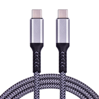 Cable personalizado de fábrica 20Gbps 100W tipo C 4K Video Cable de alta compatibilidad para estación de acoplamiento/MacBook/teléfono/portátil