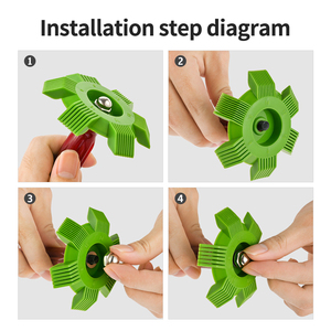 Peigne universel de réparation de <span class=keywords><strong>ailettes</strong></span> de <span class=keywords><strong>radiateur</strong></span>, peigne de <span class=keywords><strong>nettoyage</strong></span> pour climatiseur de <span class=keywords><strong>voiture</strong></span>, brosse de <span class=keywords><strong>nettoyage</strong></span> pour condenseur de climatisation, outils de réparation d'évaporateur - Product Image 6