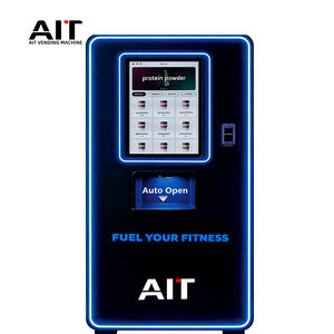 AIT経済的なタッチスクリーンプロテインシェイク自動販売機SDK機能カスタムロゴ現金/硬貨/カード決済クラウドベース管理 - Product Image 6