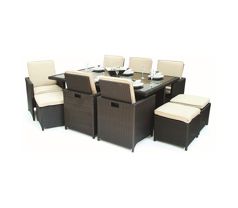 Hot sale outdoor patio contemporary garden dining set furniture