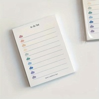 Livre mémo créatif de grande valeur rectangulaire coloré nuage thème to-do liste étudiant Simple Portable Plan carnet de notes