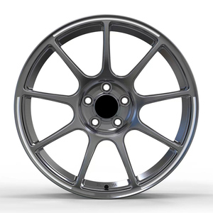 Rines Monobloque Forjados de Aluminio de 18 19 20 21 22 Pulgadas Personalizados, <span class=keywords><strong>5</strong></span> Radios, Color Gris Metálico, para Autos de Alto Rendimiento, para Mercedes-Benz, BMW, Audi - Product Image 2