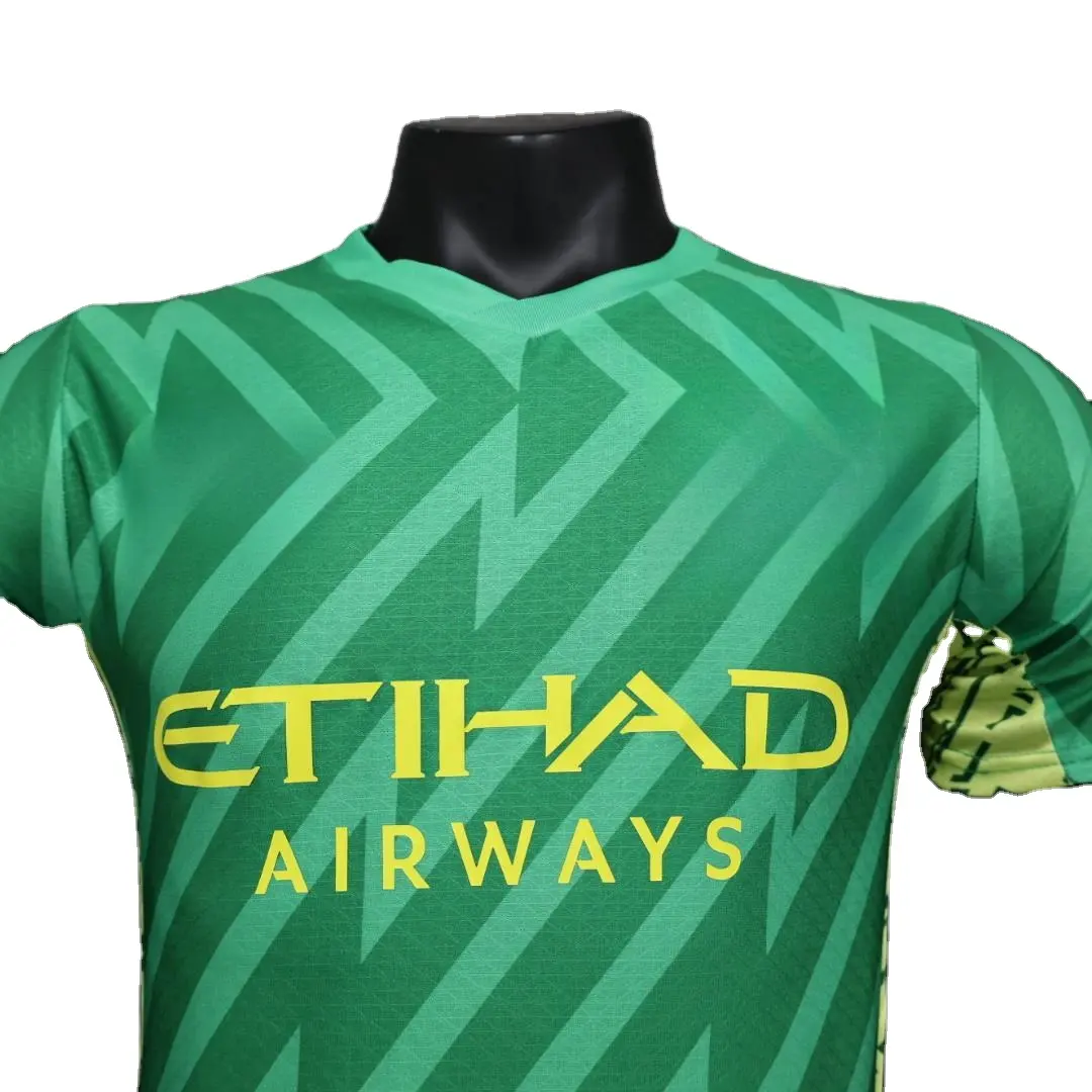 Tasarım futbol forması CustomReal Fan sürümü futbol tişörtü M. Şehir B Silva