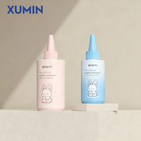 Bouteille à presser en plastique PE vide personnalisée 100ml 200ml 300ml 500ml Applicateur de teinture capillaire Bouteille cosmétique Emballage cosmétique pour cheveux