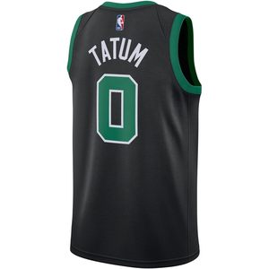 Maillot de basket-ball Boston Celtics Jayson Tatum Youth Black Statement Edition Swingman, vêtement de basket-ball respirant et anti-transpiration - Product Image 3