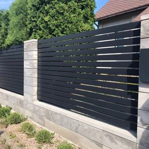 Valla Doméstica Personalizable, Fácil de Instalar, Minimalista, de Aleación de Aluminio, con Recubrimiento en Polvo Ecológico, Resistente al Viento y al Sol, para Villa - Product Image 1