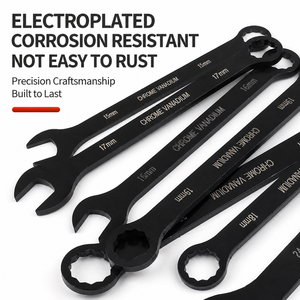 Combination <b>Wrench</b> Set 14pcs 8-24mm Metric Chrome Vanadium Steel Double End Manual Tool Kit - Product Image 4