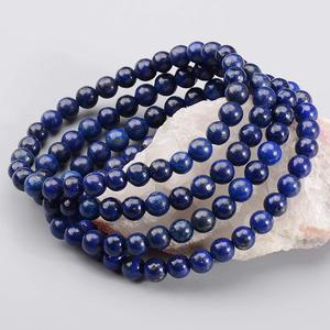 Filo di Perle Sciolte da 15" in Pietra Naturale <span class=keywords><strong>Lapislazzuli</strong></span> <span class=keywords><strong>Blu</strong></span> Tonde da 8mm per la Creazione di Gioielli - Product Image 6
