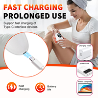 Dispositivo de Presión Negativa Corporal para Uso Doméstico, Batería de 1200 mAh, Masajeador Corporal Portátil para Adelgazar, Moldear, Reafirmar y Contornear la Piel