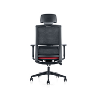 Chaise de bureau moderne de luxe à dossier haut pour le personnel de direction Chaise élévatrice pivotante ergonomique avec tissu en maille pour le bureau