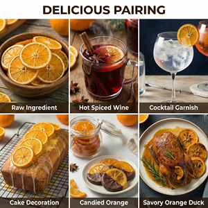 Tranches d'<span class=keywords><strong>orange</strong></span> déshydratées sans sucre ajouté, adaptées au régime cétogène, collation de fruits végétaliens, 100% agrumes naturels purs pour la perte de poids - Product Image 4