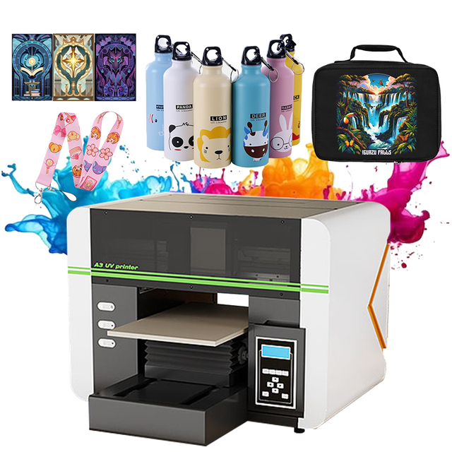 Sonpuu Latest Portable Mini A3 UV Inkjet Printer Machine High Speed High Resolution Multifunctional Logo Label Printer XP600