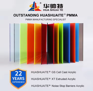 Huashuaite 4ft x 8ft tinh khiết độ dày khác nhau PMMA kính trong suốt perspex ép đùn rõ ràng đúc tấm Acrylic - Product Image 6