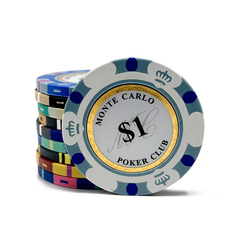 Kil Poker cips 14g seti Casino Poker paraları 40mm eğlence özel Poker Chip Texas Hold'em dolar oyun abd FBA damla nakliye