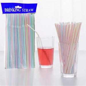 Pajitas flexibles desechables de colores para bebidas, jugos, leche de soja y cola. Pajitas extensibles y flexibles. - Product Image 4