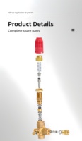 Vanne de déchargement VB350 avec pompe haute pression à bouton, vanne de régulation de pression, compatible avec AR/Comet/inter/5650psi/10.5gpm