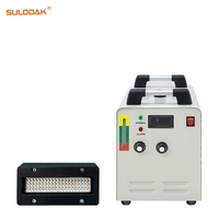 Système de lampe LED de durcissement UV à refroidissement par eau 200W 385-395 NM pour revêtement industriel, système de durcissement pour imprimante à plat UV à double tête Epson I3200