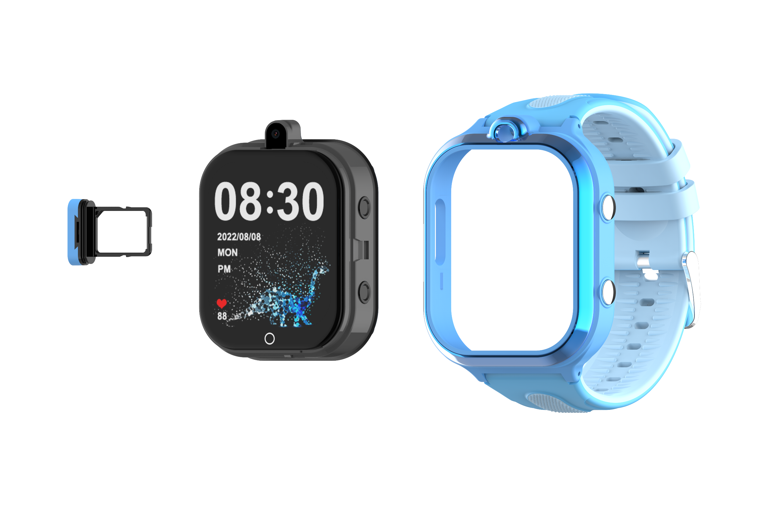 D2 4G GPS Smart Watch for Kids with ROM 8GB Video Call SOS