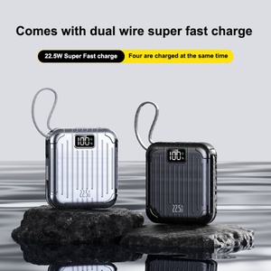 Cargador Portátil de 22.5w con Carga Súper Rápida, 20000mah/10000mAh, con Cable, Pantalla LED Digital - Product Image 3