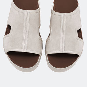 Shikol รองเท้าหนังกลับหนังธรรมชาติแบบกำหนดเองฤดูร้อนรองเท้าแตะอาหรับดั้งเดิมสไตล์พรีเมียร์ทำด้วยมือเย็บแวกซ์ระบายอากาศได้เดือนรอมฎอน - Product Image 4