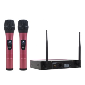 OEM/ODM yüksek kalite VHF akülü Mic dinamik süreç kablosuz şarkı makinesi kardioid Polar desen FM Metal el Mic - Product Image 5