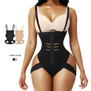 Intiflower BL1627 High Quality Women Waist Trainer Girdle Body ShaperTummy Control Butt Lifter Shapewear Corset