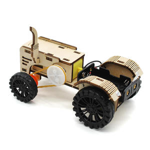 OKYN-G5564  Puzzle en bois 3D, modèle de tracteur, kit d'assemblage DIY, expérience scientifique, jouet STEM pour enfants - Product Image 3