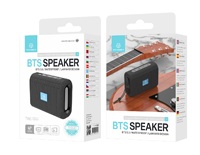 Haut-parleur sans fil portable Techancy, mini, professionnel, tendance, en plastique, personnalisé, avec batterie intégrée 200-500 mAh et micro, compatible application