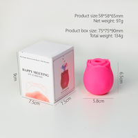 Neue Farbe 10 Frequenzen Rosenglänzender Saugvibrator G-Punkt-Stimulator Vaginal-Nippel-Sauger Frauen Sexspielzeug