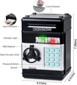 Hucha electrónica ATM 2026 para niños, caja de ahorro de dinero, juguete y regalo - Product Image 3