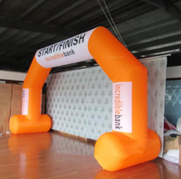 Arche gonflable personnalisée en tissu Oxford pour la publicité, idéale pour les événements de marathon (départ/arrivée)
