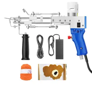 Hot Sale 2 in 1 Pistolas de mechones Carpet Electric Hand Rug Tufting Gun Tufted Making Machine Set